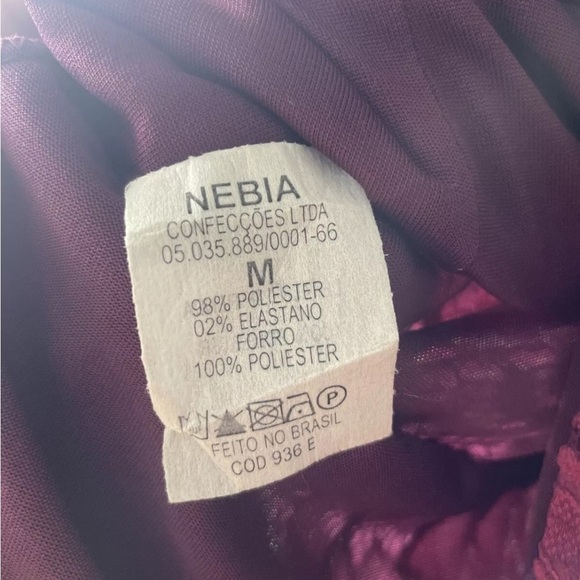 Dark Pink Lace Sleeveless Floral Dress Womens Size Medium Great For Parties - Picture 8 of 11